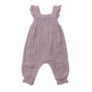 Angel Dear smocked coverall jumpsuit romper